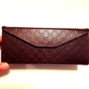 GUCCI Brown Glasses Case